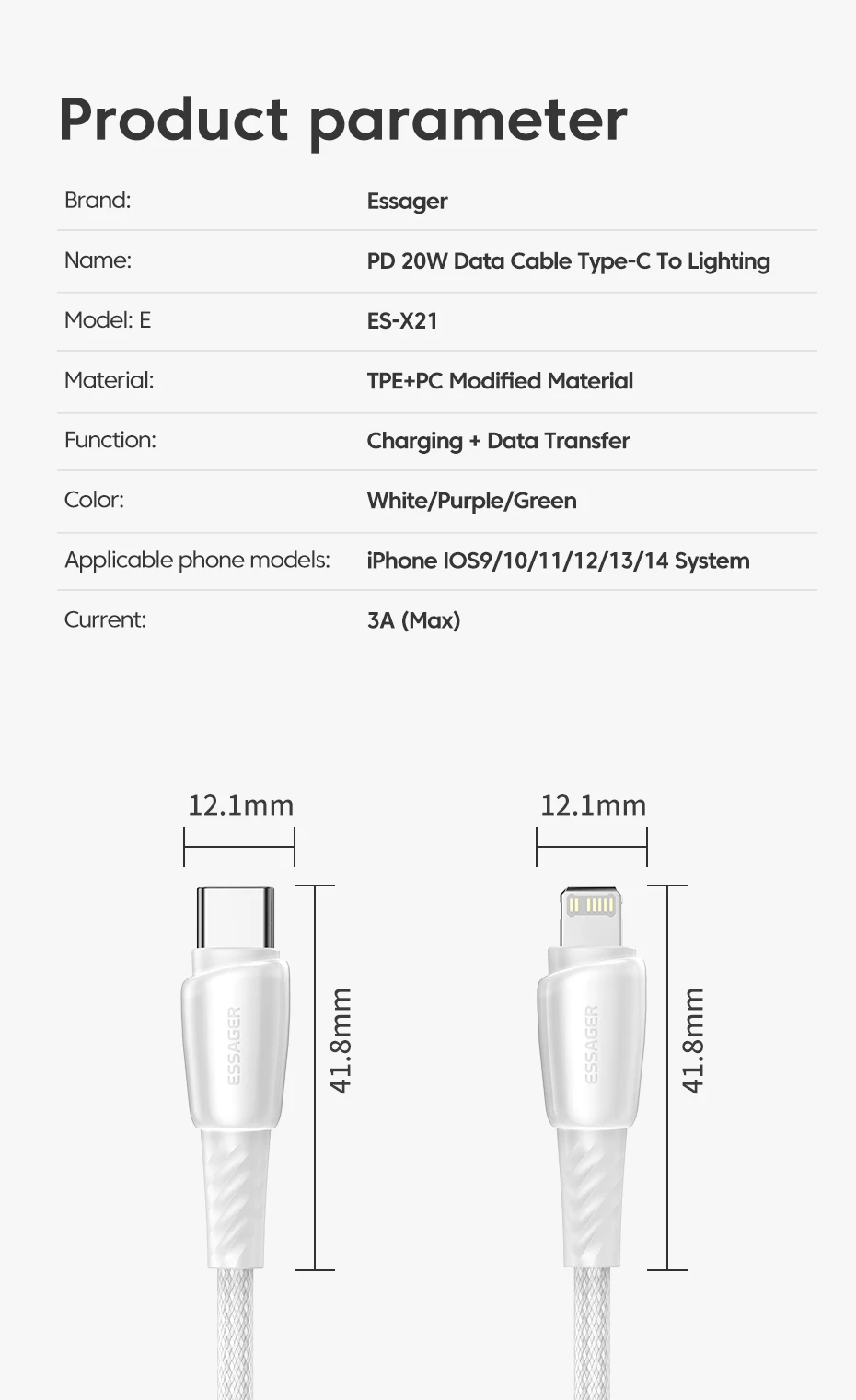 6A USB Type C Cable For Huawei Mate60 Honor 100W/66W Fast Charging Charger USB C