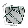 Portable Racket Bag Hole Ball Racquet Storage Bag Canvas Fabric Sports Racket Bag For Table Tennis Rackets Badminton Rackets 6