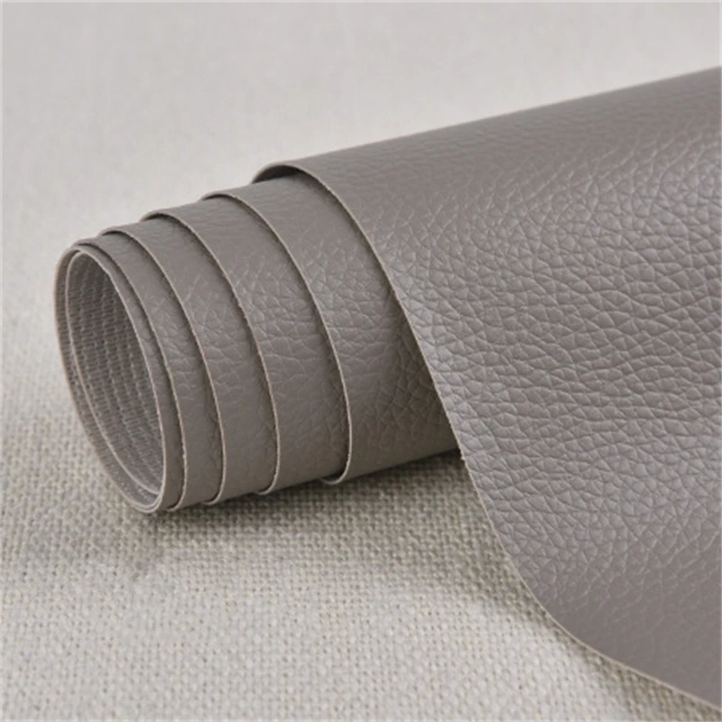Selbstklebendes Leder, PU-Material, verdickt, verschleißfest, Litschi-Muster, Sofa-Reparatur-Aufkleber, Schutzfolie, Kunstleder – Detail 9