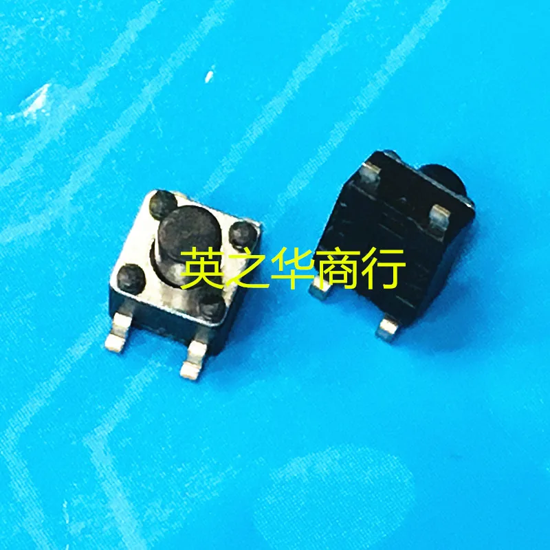 

50 шт. Оригинальный Новый 4-контактный тактовый переключатель SMD 4,5x4,5x5 Кнопка микро-движения 4-контактный 4,5*4,5*5 мм