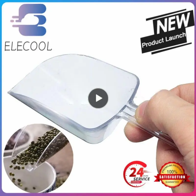 Cucina Crema Buffet Farina Mini Pale Di Ghiaccio Trasparente Cibo Caramelle Scoop Plastica