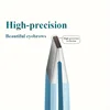 4-Piece Precision Stainless Steel Tweezers for Precise Eyebrow and Facial Hair Shaping - Facial Tweezers Set with Storage Bag 4