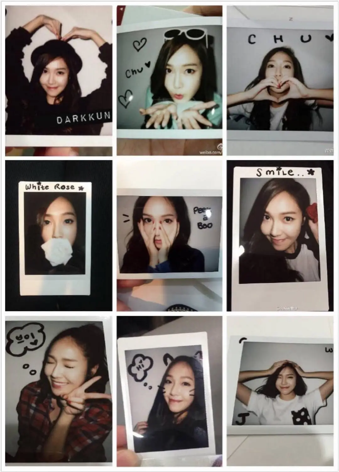 10-200 Sheets of Fuji White Edge Photo Paper mini 12 8/9/7c/7s/25/90/11 Universal Three-inch One-time Imaging Photo Paper