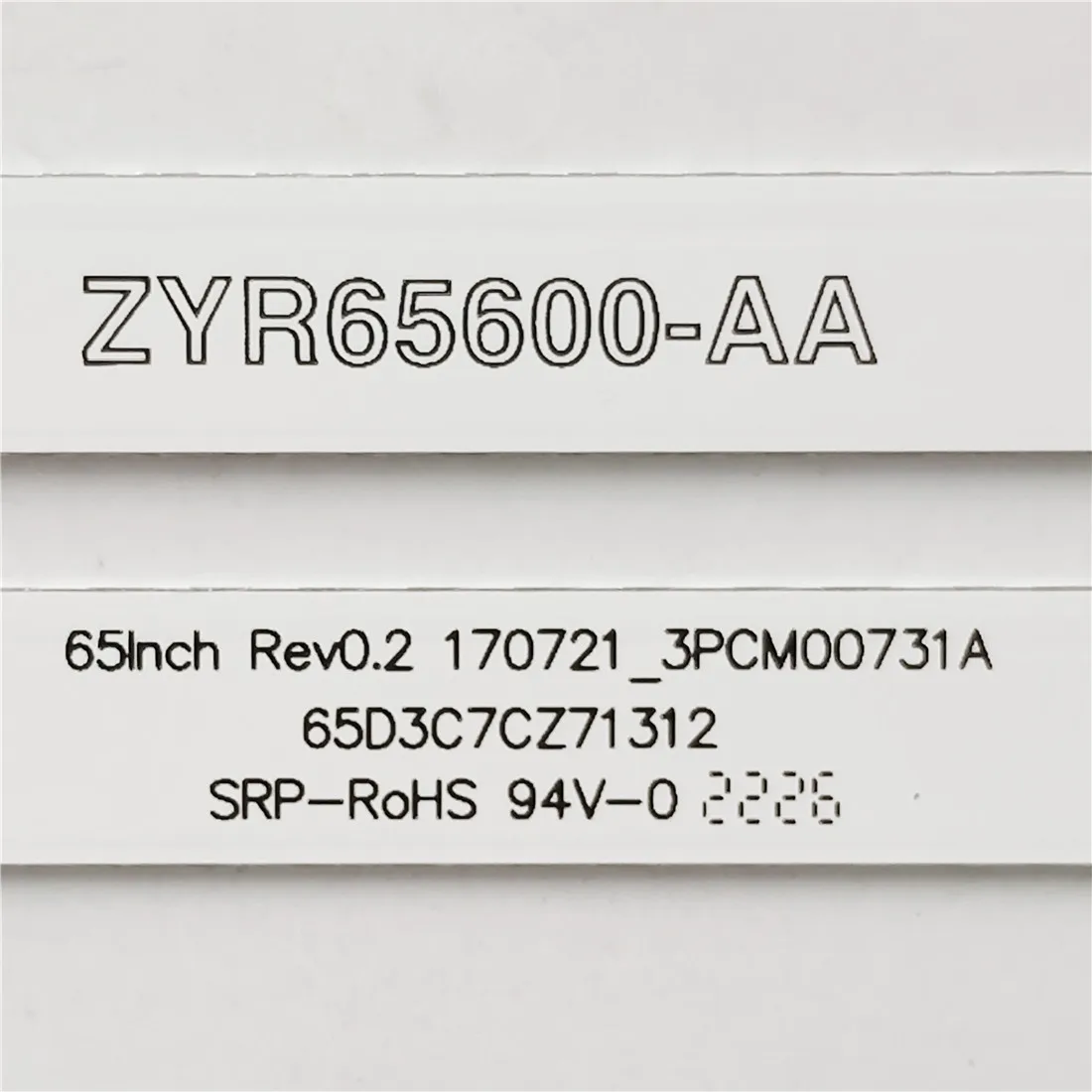Led Backlight Strip Lâmpada para Grunewing 65 Vlx 7730 bp 7100 7065 8000 Lnnntek Rev0.2 170721 _ 3pcm00731a Zyr65600-aa - Imagem 2