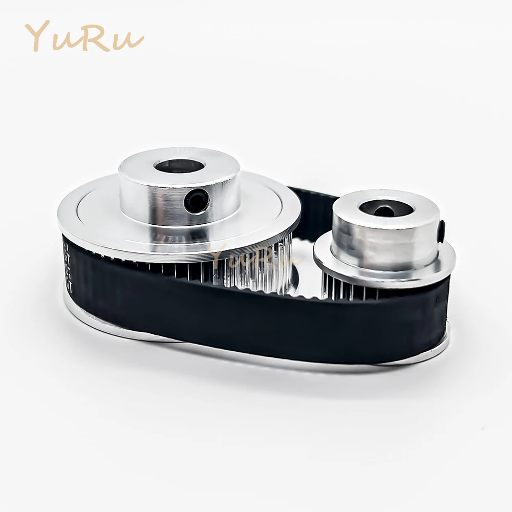 2:1 타이밍 벨트 풀리 키트, GT2 휠 동기 풀리 벨트 세트, 2GT, 2M, 30T, 60T, GT2, 30T, 60T, 보어 5  14mm, 벨트 너비 10mm