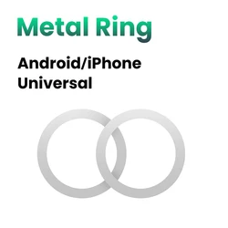UGREEN Universal Metal Ring for Magnetic Wireless Charging (Silver - 2pcs)