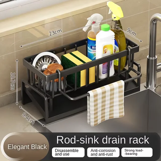 Dragon Head Kitchen Drain Rack Desktop Steel Wire Sponge Dishwashing Cloth Cloth Storage Rack Divine Utensil Sink Storage Rac