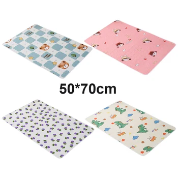 Fasciatoio per neonato impermeabile Fasciatoio per bambino orso per passeggino per culla Portatile per neonato Fasciatoio per pannolini per bambini 50 * 70 cm
