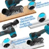 3 inch 76MM 20000RPM Cordless Angle Grinder Speed Variable Cutting Polishing Electric Grinding Tools For Makita 18V （No Battery） 3