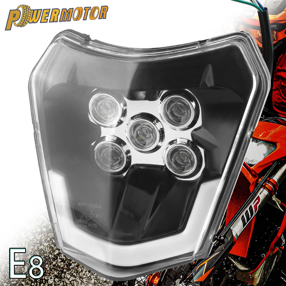 Convient Pour KTM LED Phare EXC Excf SX XC 125 150 250 350 450