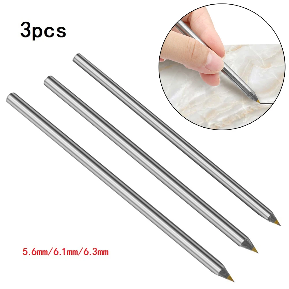 

Alloy Steel Scribe Pens Carbide Scriber Pencil Metal Wood Glass Tile Cutting Marker Pen Metalworking Woodworking Hand Tool