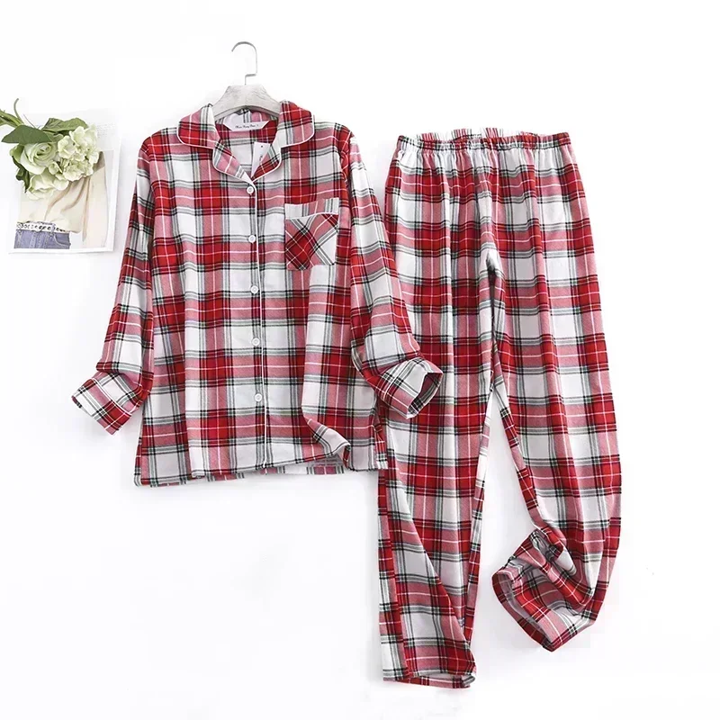 Qixiu Damen Pyjama Set Aus Seide - Langarm Schlafanzug Mit Hose