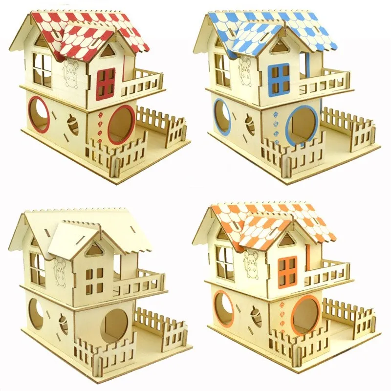 Small Pet House Villa Cage Accessory 2