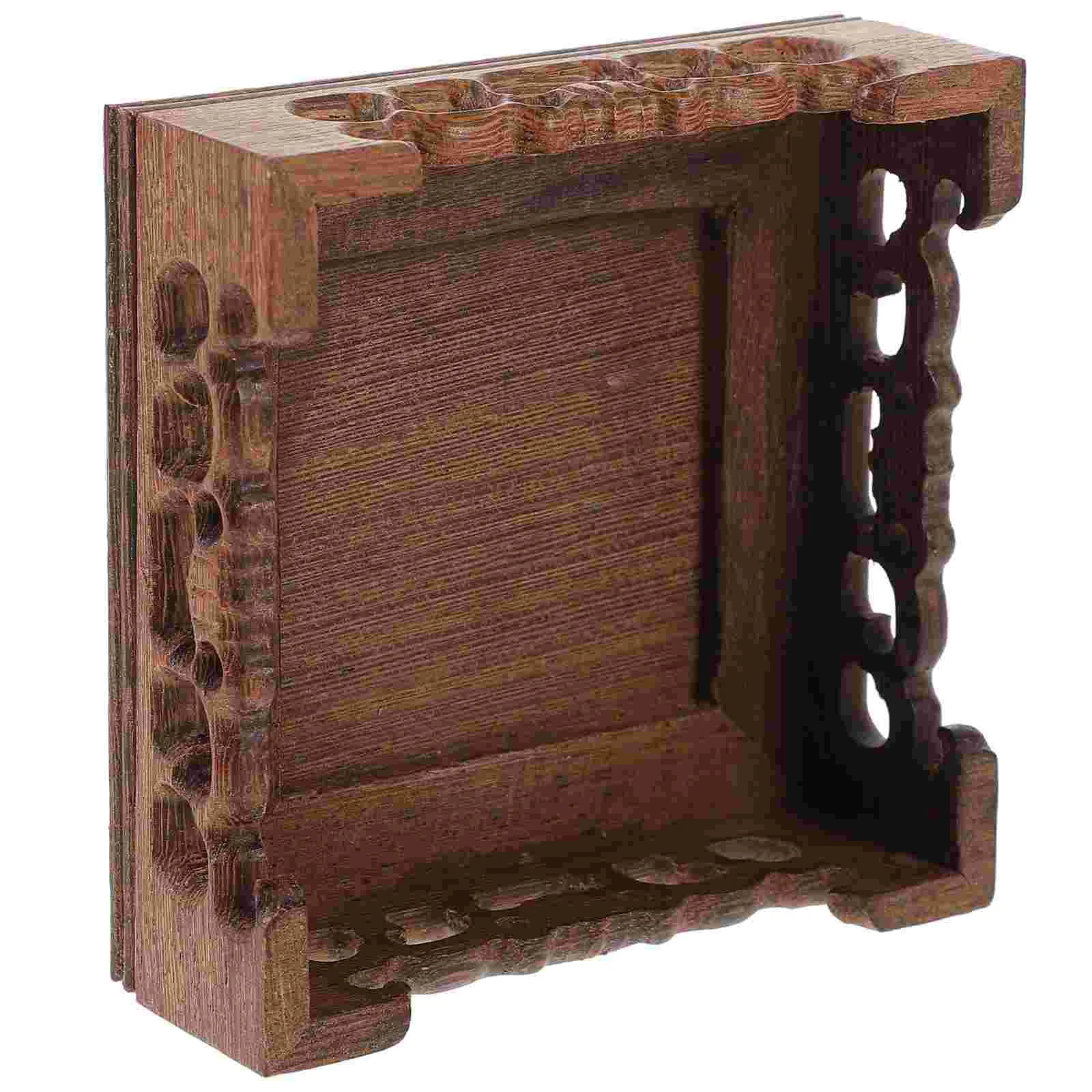 

Wooden Display Base Decorative Statue Buddha Figurines Display Base Teapot Holder Gift Support Home Decoration