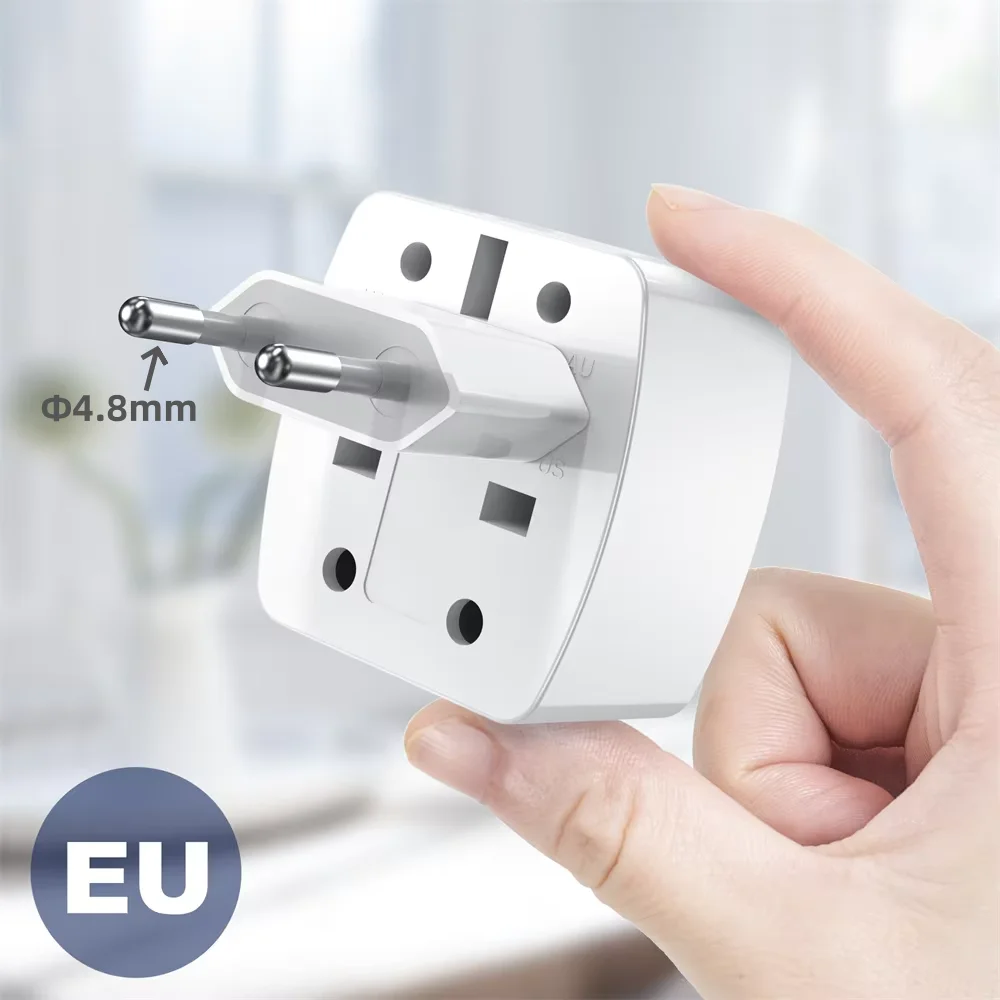 LDNIO Universal Travel Adapter EU US UK AU AC Outlet Plug Converter International European To American Plug Adapter Accessories