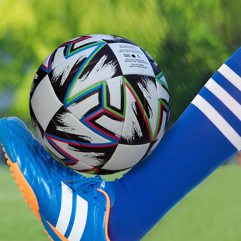 Soccer Ball Official League Football Size 5 Match Ball High Elasticity Professional Soccer Ball Men's and Women's Seamless Bonded PU