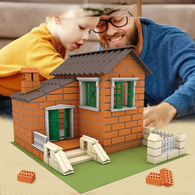 Little Bricklayer DIY House Simulation Mini House Building Serise DIY House Building Model Toys 3