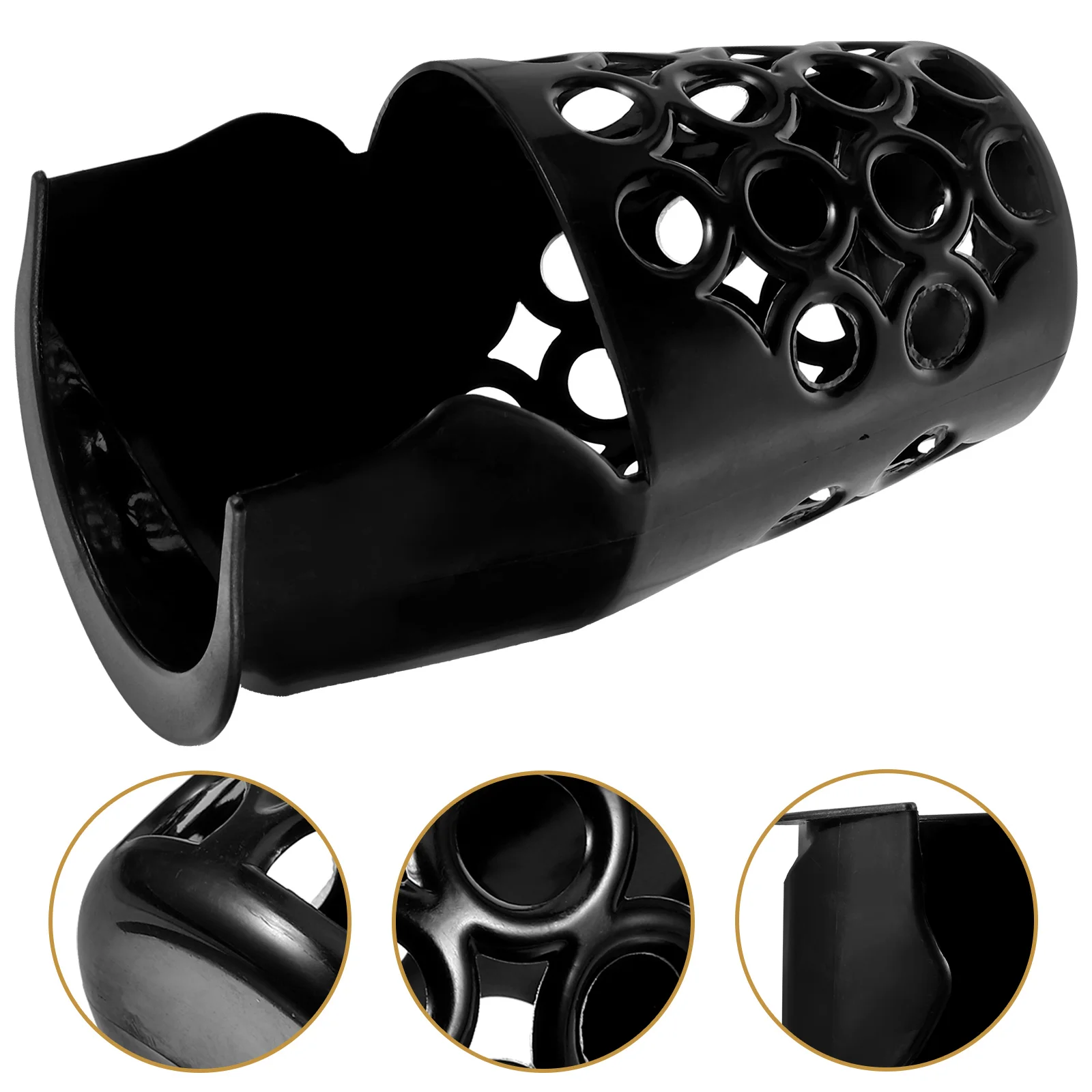 

Billiard Pockets Billiard Ball Basket Black Plastic Pool Table Web Pocket Billiard Storage Basket Billiard Drop Net Bag