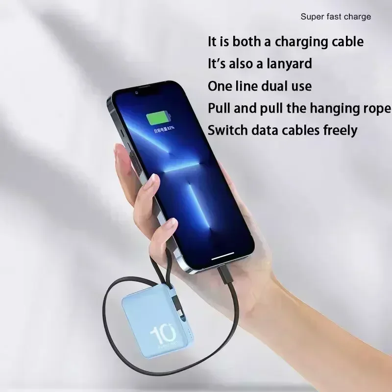Xiaomi 50000mAh Power Bank Mini Super Fast Chargr Portable External Battery Pack Powerbank Spare Batteries for iPhone 14 Samsung 3