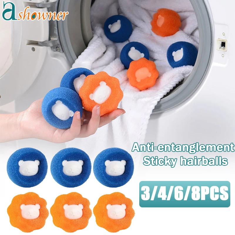 8pcs Washing Machine Laundry Balls Reusable Laundry Home Laundry