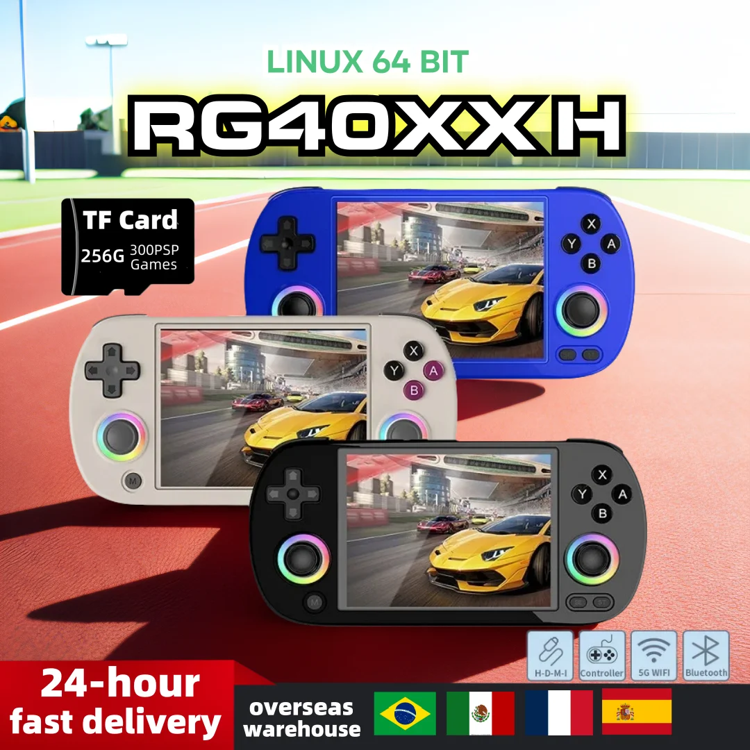 ANBERNIC RG40XX H ポータブルゲーム機 Linuxシステム 4.0インチ