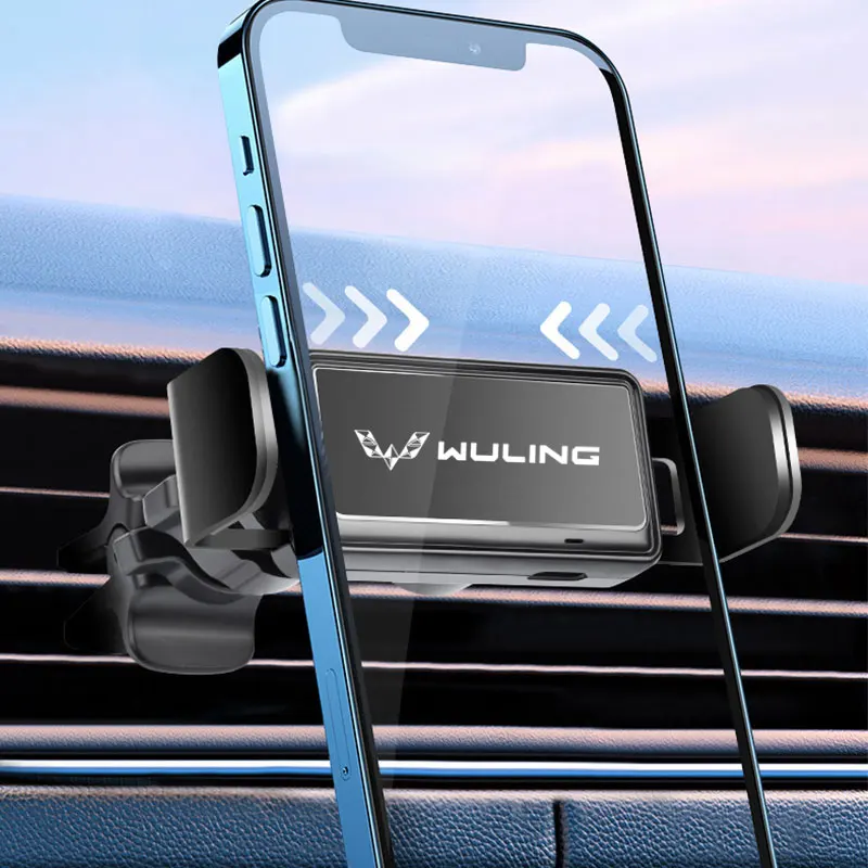 

Car Phone Holder Stand Electric Intelligent induction for Wuling almaz Hongguang S cortez Victory730 air EV 560 RS-5 Accessories