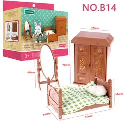Enchanting Dollhouse Furniture Set | DIY Miniature Forest Family Playset for Kids (B14)