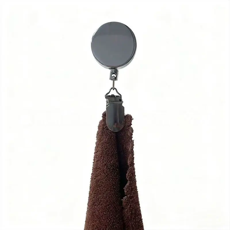 Toallero retráctil automático – Soporte de pared autoadhesivo sin taladro