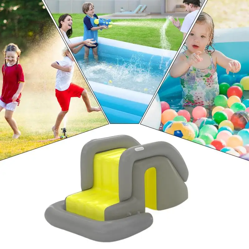 Inflatable Slide For Pool Blow Up Waterslide Summer Swimming Pool Waterslide For Backyard Parties Fun Adults & Kids