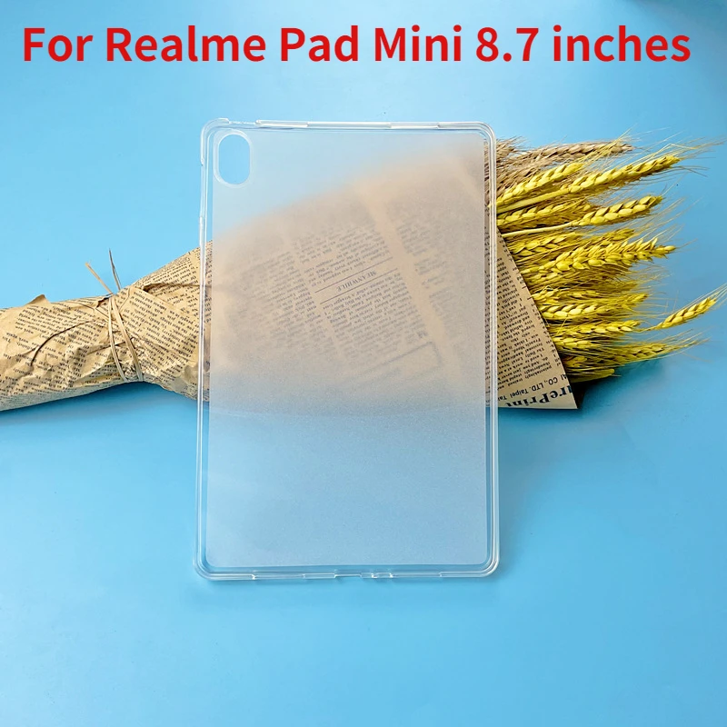

Soft TPU Case For Realme Pad Mini 8.7 inches 2022 Protective Case RealmePad mini Silicone Shell full body Anti-fall Cover