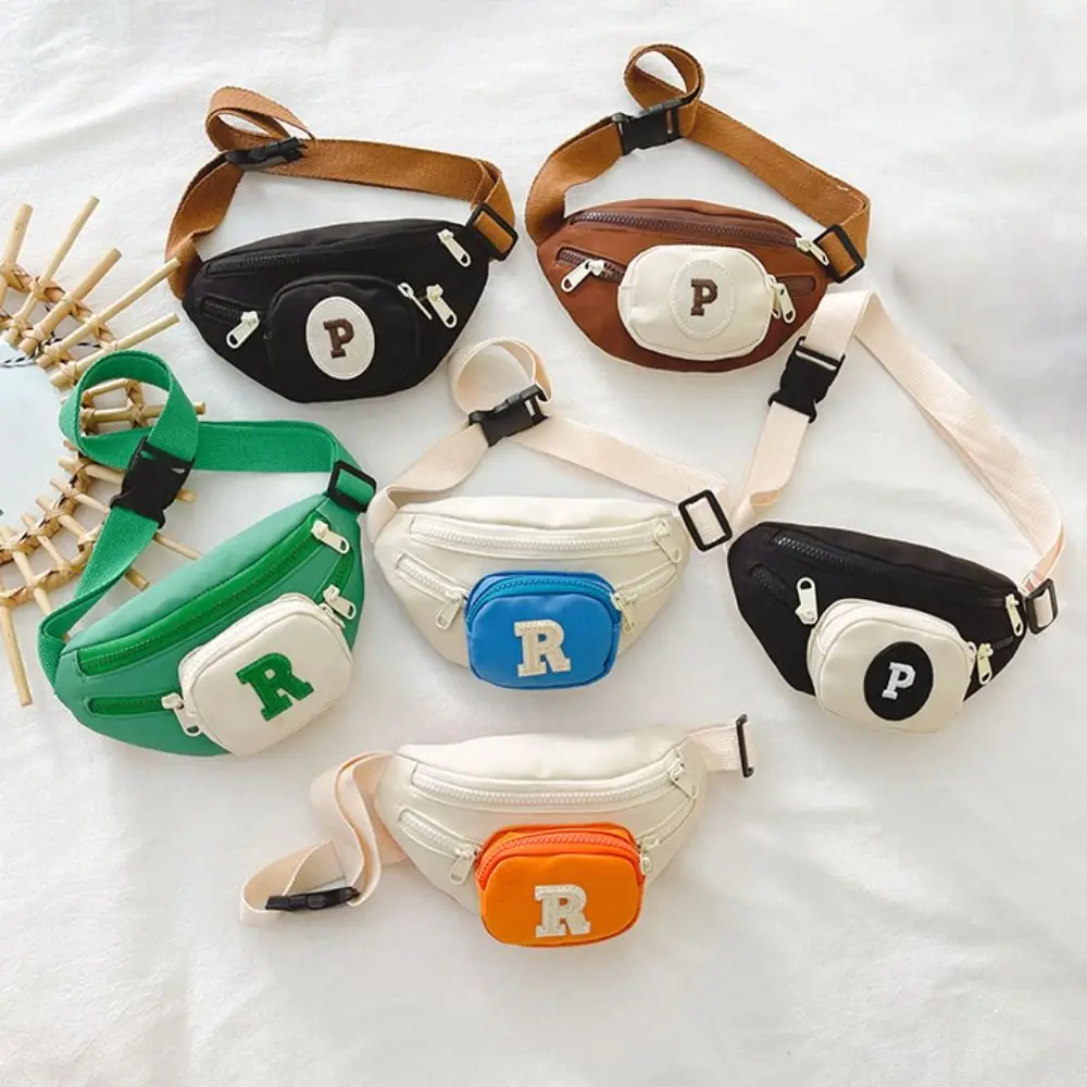 حقيبة كتف متقاطعة مع الجسم للأطفال ، حقيبة خصر ، حقيبة نقود ، محفظة عملات معدنية ، صدر ، رياضة ، جري ، أطفال ، موضة