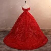 Sequin Party Dresses Luxury 15 Quinceanera Dresses 2024 Elegant Off Shoulder Ball Gown 15 year old Dress For Girls customized - Image 3