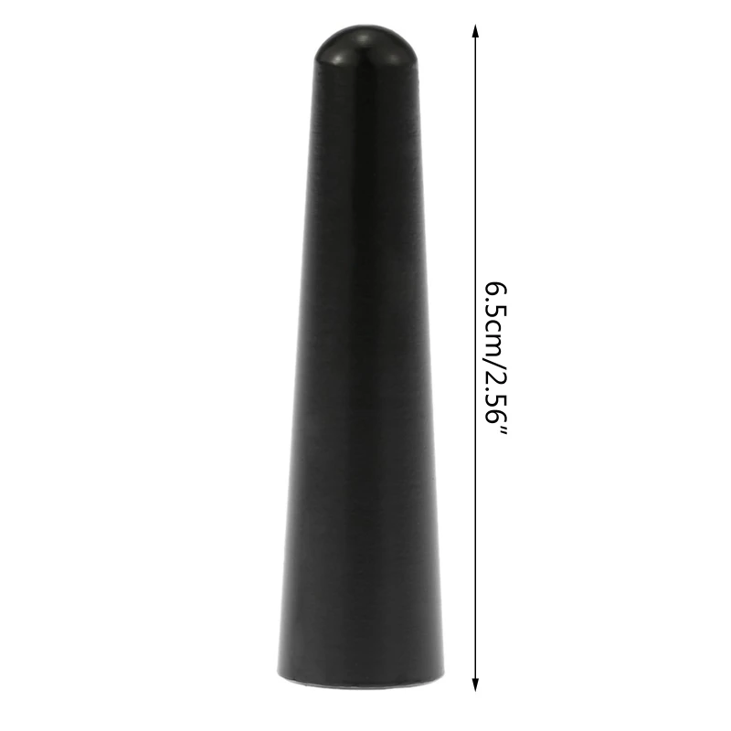 VooGenzek 2 Pièces 6.5cm Mini Antenne Voiture Courte, FM/AM Tige D'antenne De Voiture, Mini Antenne De Voiture Universelle, Avec 6 Vis M4/M5/M6, Pour La Réception Radio FM/AM