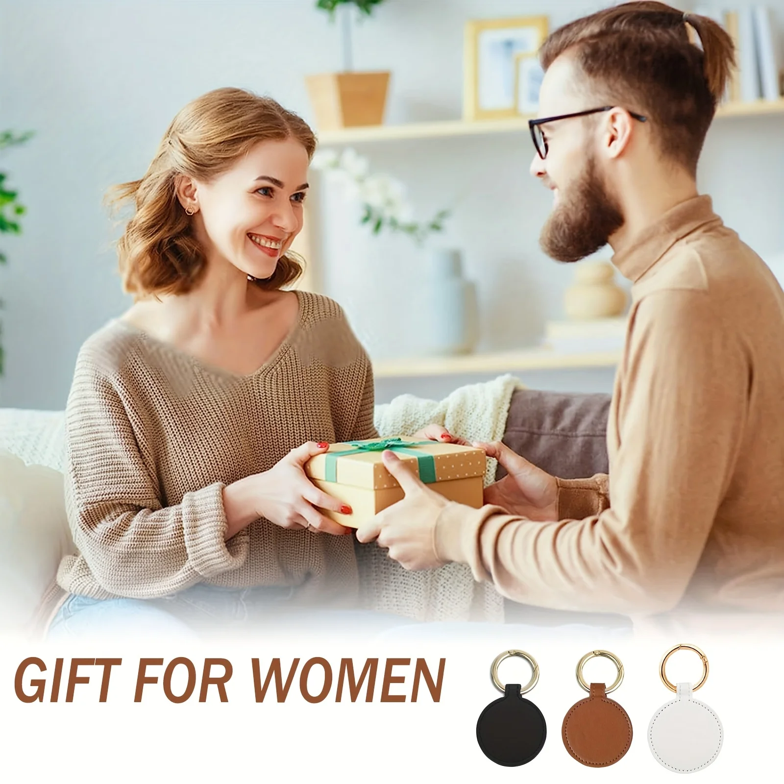 Magnetic PU Leather Hat Clip - Stylish Travel Bag Accessory