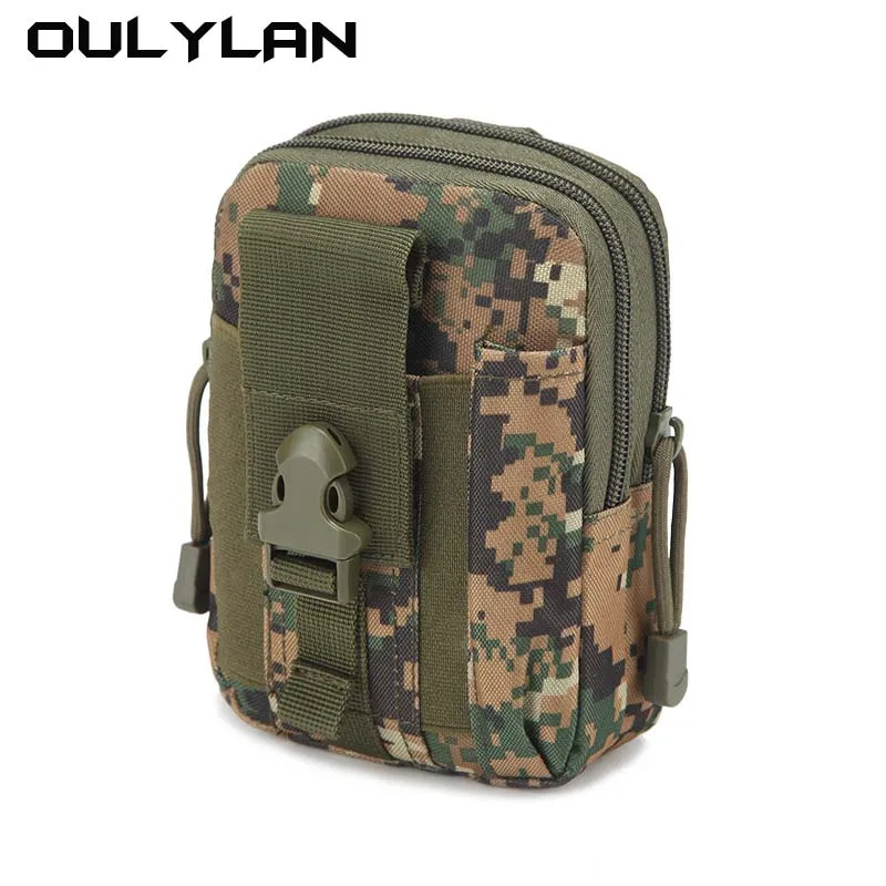 

Тактическая поясная Сумка MOLLE для мужчин, спортивный Камуфляжный кошелек для мобильного телефона 6, 7 дюймов, для походов и бега