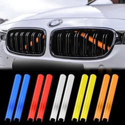 Car sticker Front Grille Trim Strip For BMW F30 F31 F32 F33 F34 F36 F20 F21 F22 F23 G29 1 2 3 4 Car decorative stickers