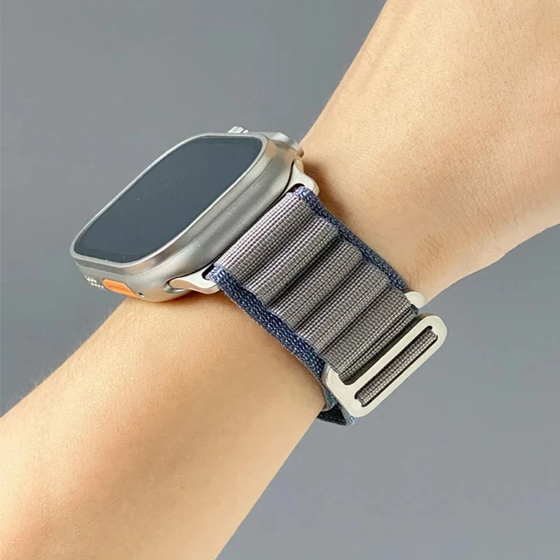 Enhanced Nylon Alpine Loop Band for Apple Watch - Premium Strap Bracelet