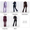 Hearuisavy Long Sleeve Workout Suit Sports Set Women Quick-Drying Gym Bra Set Women Short Tracksuit Running Workout Yoga Clothes