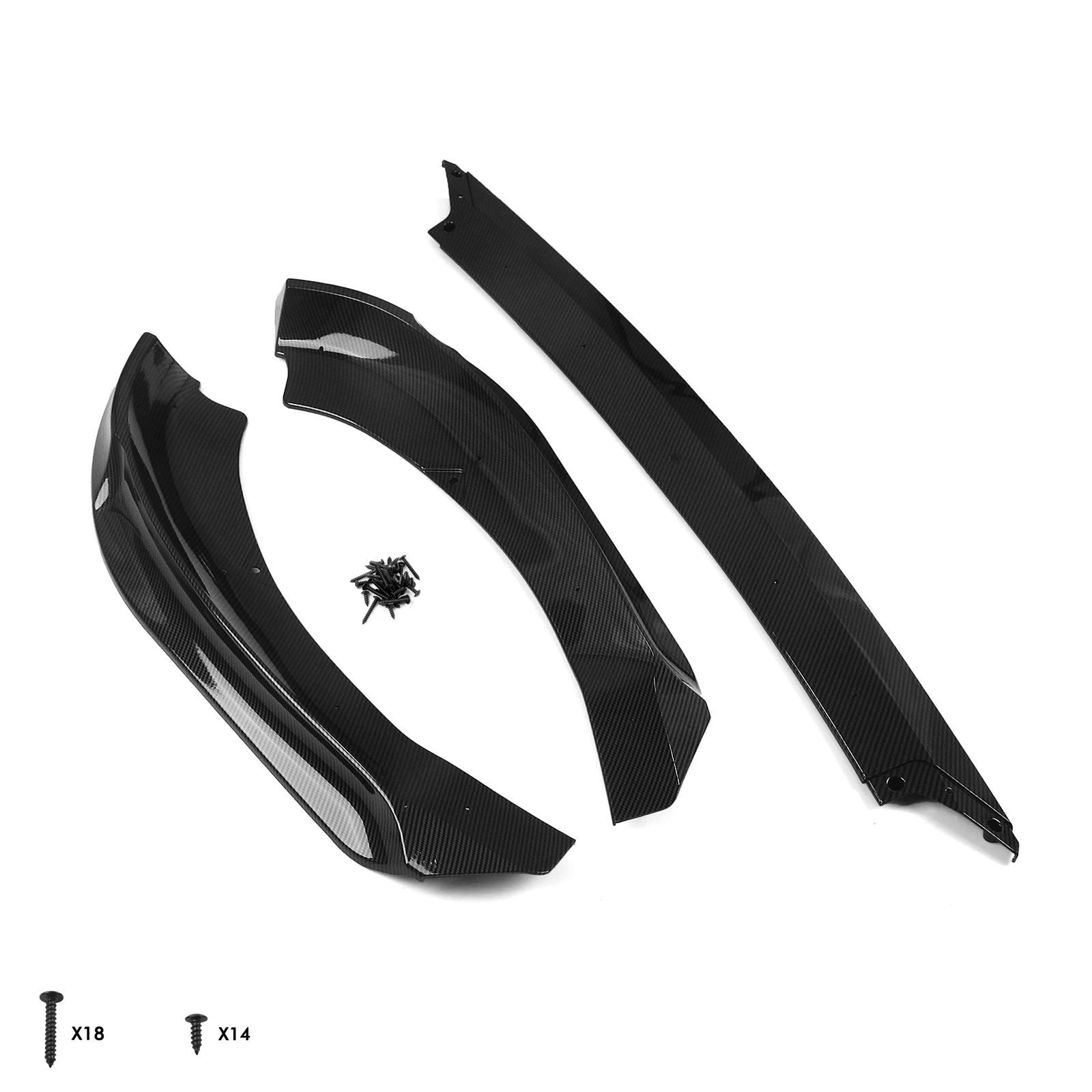 Car Accessories Car Bumper Guards For Hyundai Genesis Coupe 2 Door 2013- Front Bumper Spoiler Lip Carbon Fiber Look/Gloss/Matte Black Lower Splitter Protector