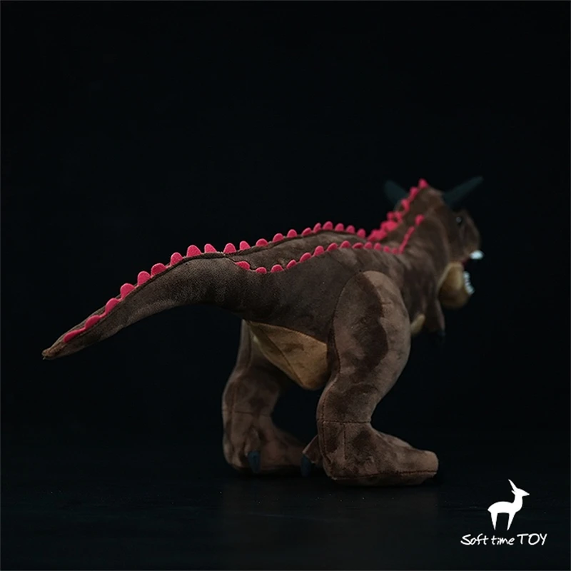 Carnotaurus High Fidelity T-Rex Cute Plushie Dinosaurs Plush Toys Lifelike Animals Simulation Stuffed Doll Kawai Toy Gifts Kid 4