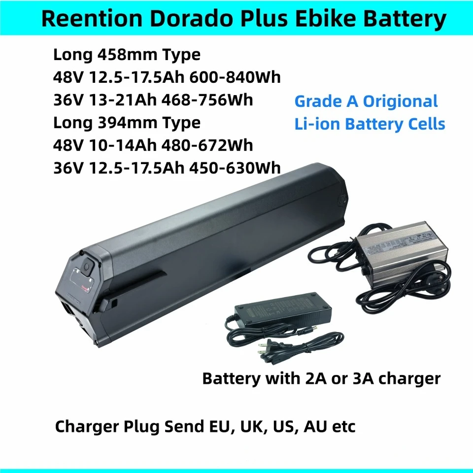 Reention Dorado Sinlion Battery 48v 48v 30ah Ebike Battery 48V