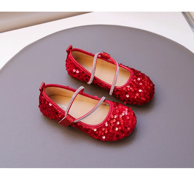 2023 frühjahr Neue Kinder Schuhe Mädchen Prinzessin Schuhe Glitter Kinder Baby Tanz Schuhe Casual Kleinkind Mädchen Sandalen – Detail 9