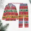 2024 New Super Mario Pajama Set 3D Printed Casual Men's and Women's Long Sleeve Shirt Pajama Set 6