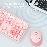 Colorful Sweet Wireless Keyboard And Mouse Set - Combo Pack for Sweet Home Decor And Personal Use - Image 3