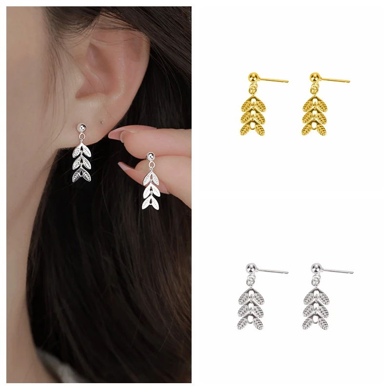 Женские серьги-гвоздики из серебра 925 пробы