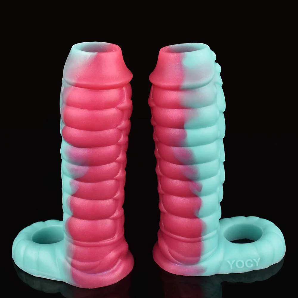 Soft Silicone Enlargement & Extender Fury Sleeve Ejaculation Enhancer Sex  Toys | eBay