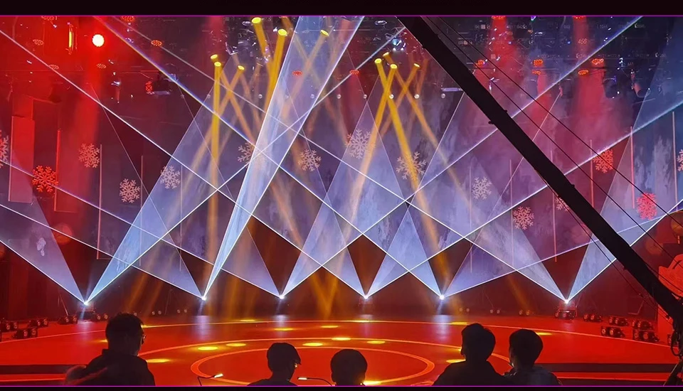 New Stage Laser Light 5W RGB Animation Laser Lights 3D DJ ILDA Laser for Night C