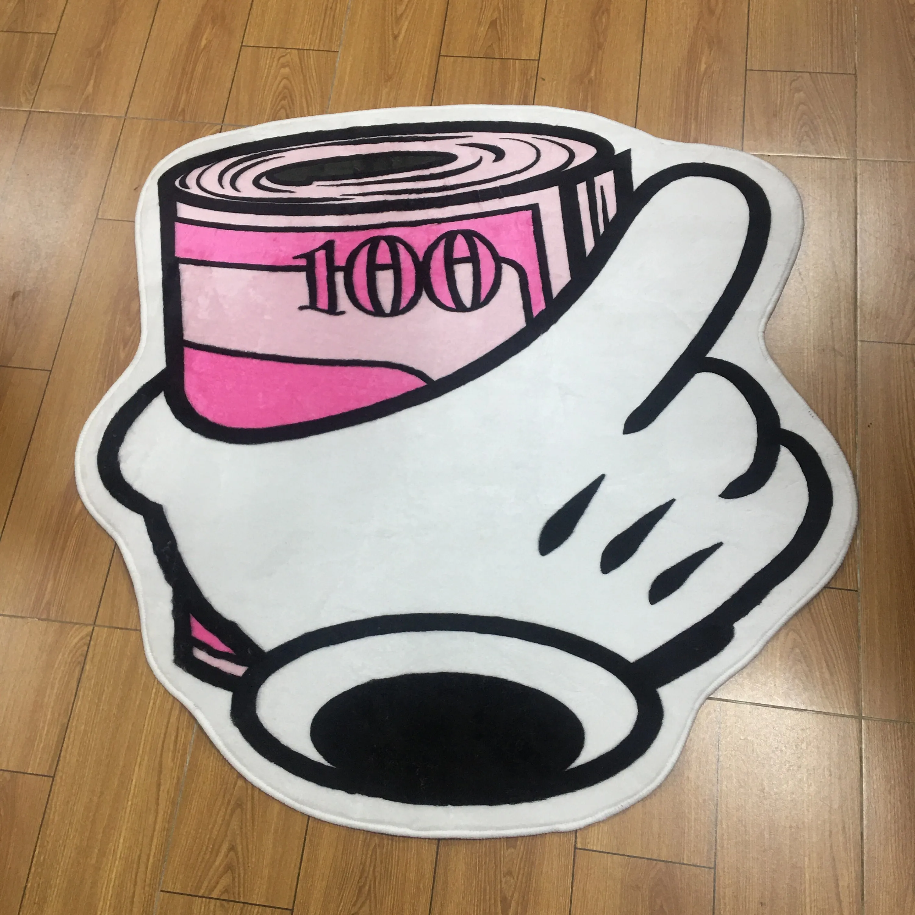 MoneyAreaRugsFloorCarpetsMoneyRoll100DollarBillGloveMoney