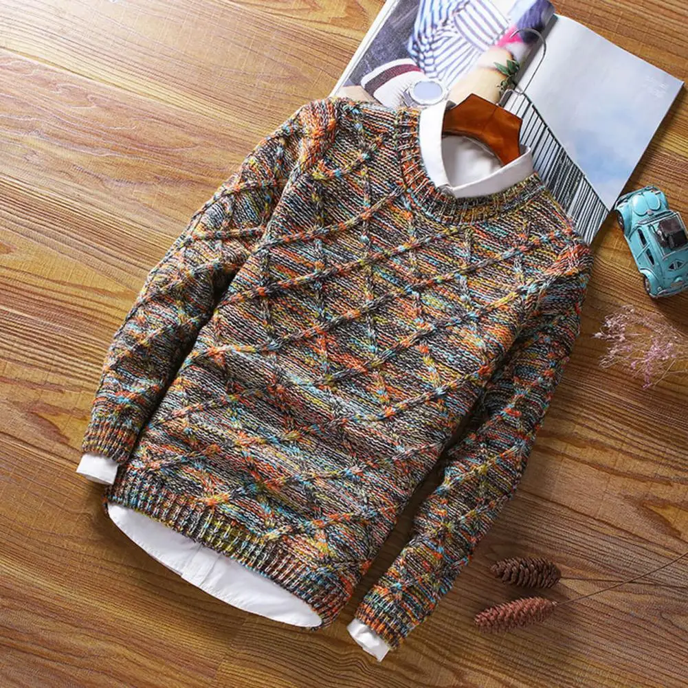 Korean Style Chic Knitting Autumn Sweater Close-fitting Sweater Pullover for Daily Wear