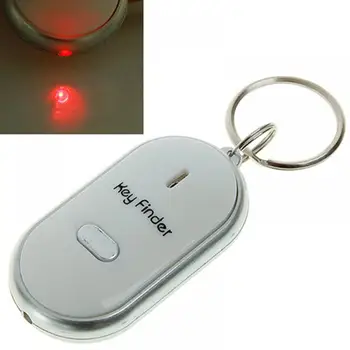 LED Whistle Key Finder Sound Control Flashing Beeping Remote Lost Locator Keyring Anti-Lost Alarm Wallet Pet Tracker Mini Tracer 1